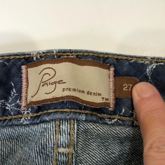 Paige Hollywood Hills Boot-Cut Jean's! Size 27 - Picture 2 of 6